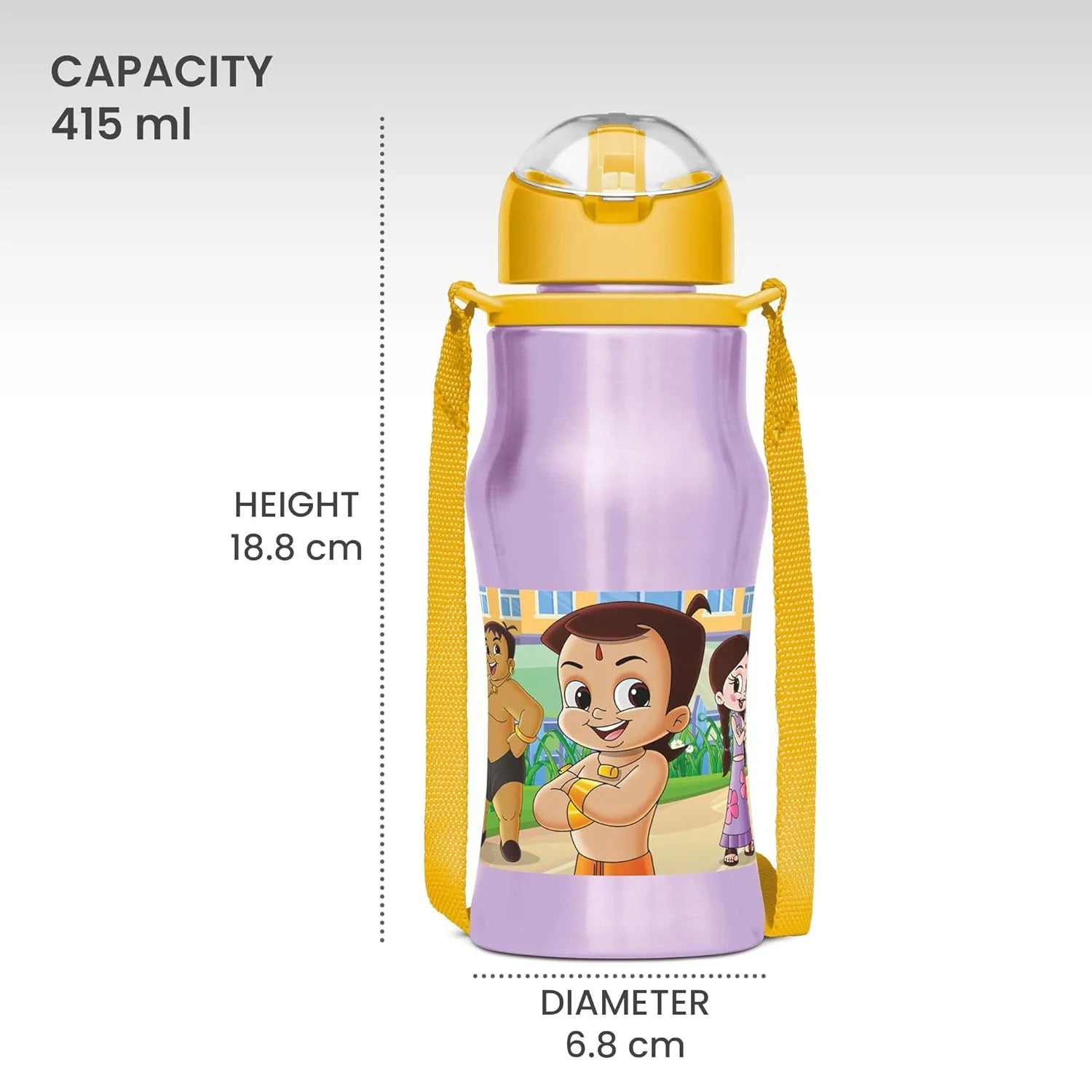 Milton Sipmate Stainless Steel Sipper Bottle - 415ml