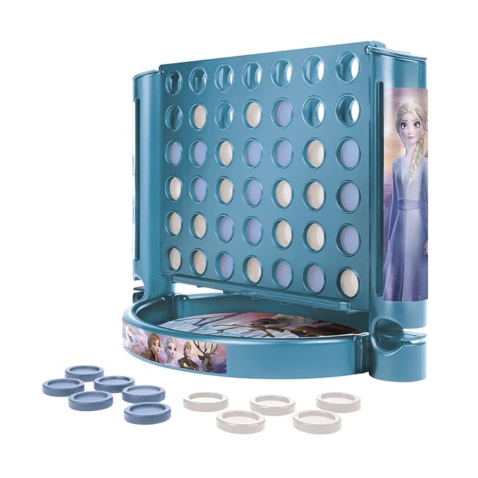 Hasbro Gaming Grab and Go Connect 4 Disney Frozen 2 Edition Game
