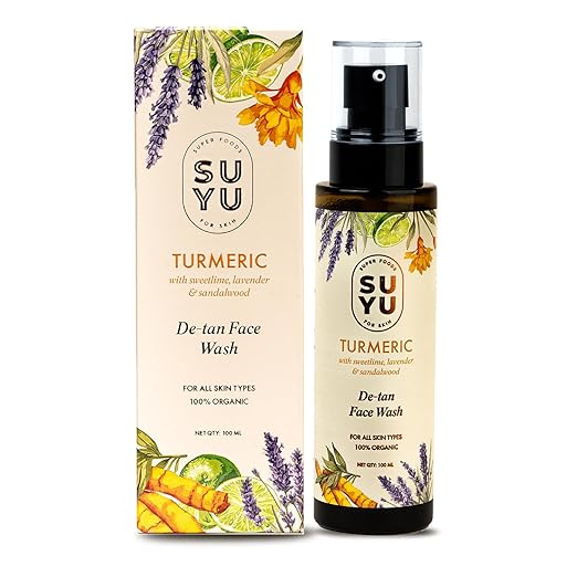 SuyuTurmeric De-Tan Glow Face Wash - 100 ml