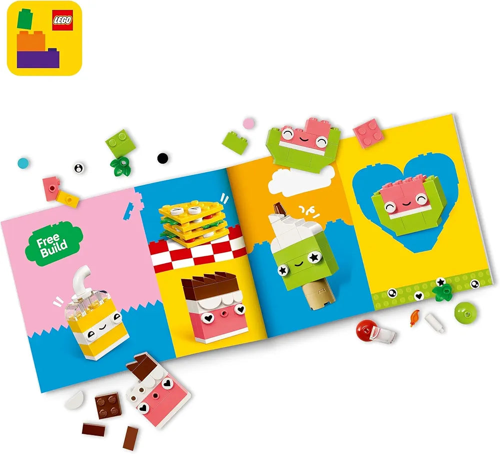 Lego Classic Creative Food Friends Imaginative Pretend-Play Toy 11039 Building Blocks Toys for 4+ Gift for Boys and Girls