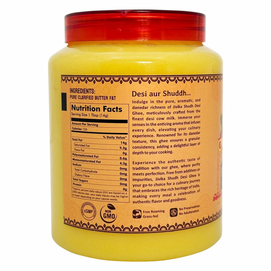 Jivika Shudh Desi Cow Ghee - 1000 ml