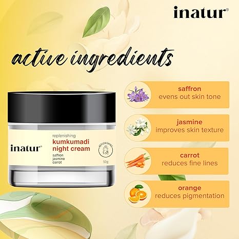 Inatur Kumkumadi Night Cream - 50 gms