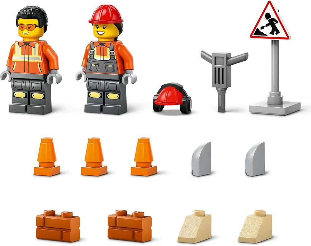 Lego City Yellow Construction Wheel Loader Buildable Vehicle Set 60450 Building Blocks Toys for 4+ Gift for Boys and Girls