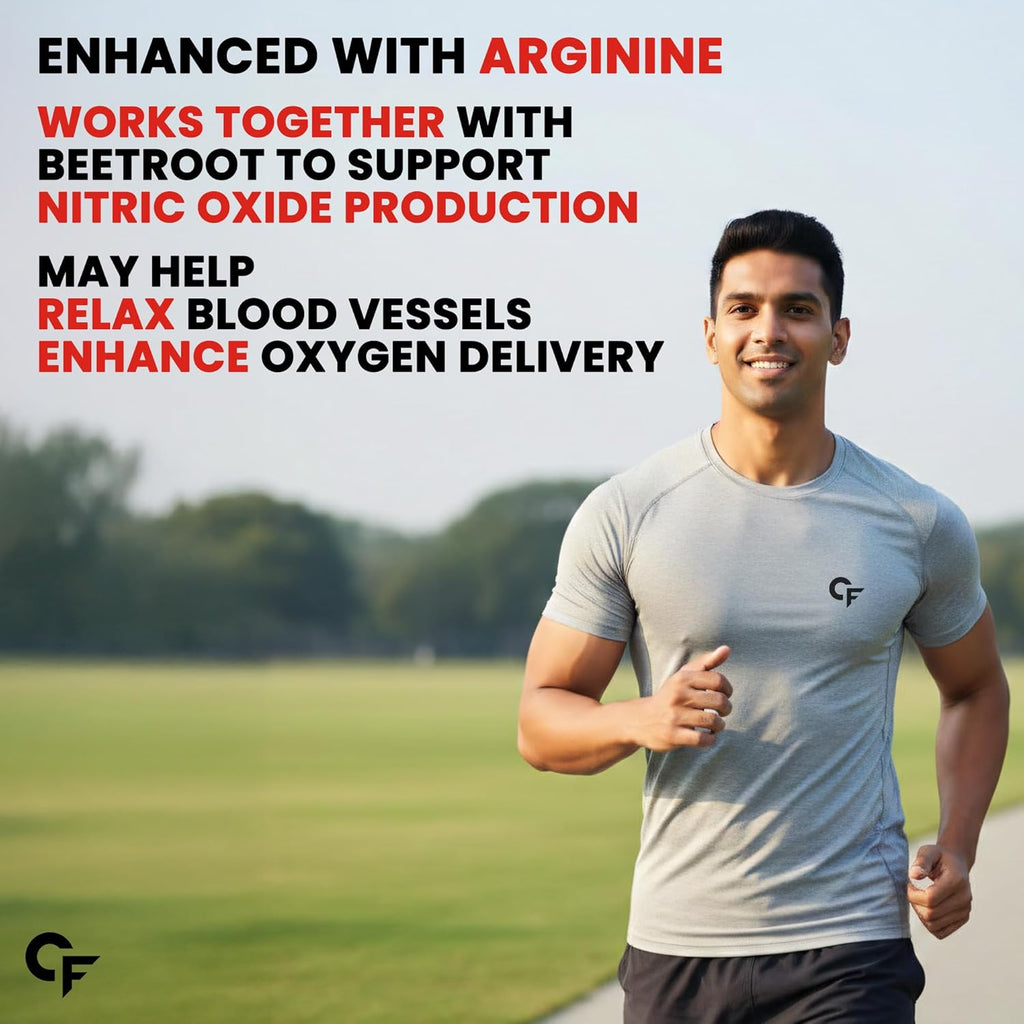 Carbamide Forte Beetroot Capsules Extract 8000mg | Beetroot Supplement With L-Arginine & Grape Seed Extract | Supports Healthy Blood Flow, Energy, & Nitric Oxide | 60 Capsules