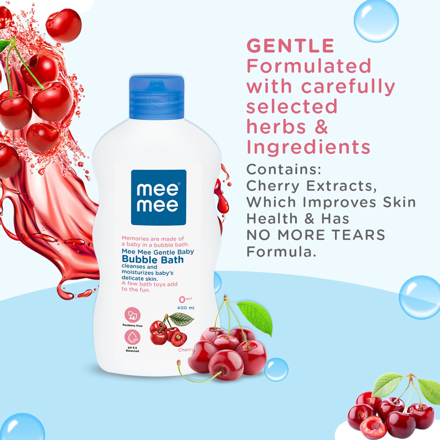 Mee Mee Gentle Baby Body Wash & Bubble Bath - 400 ml