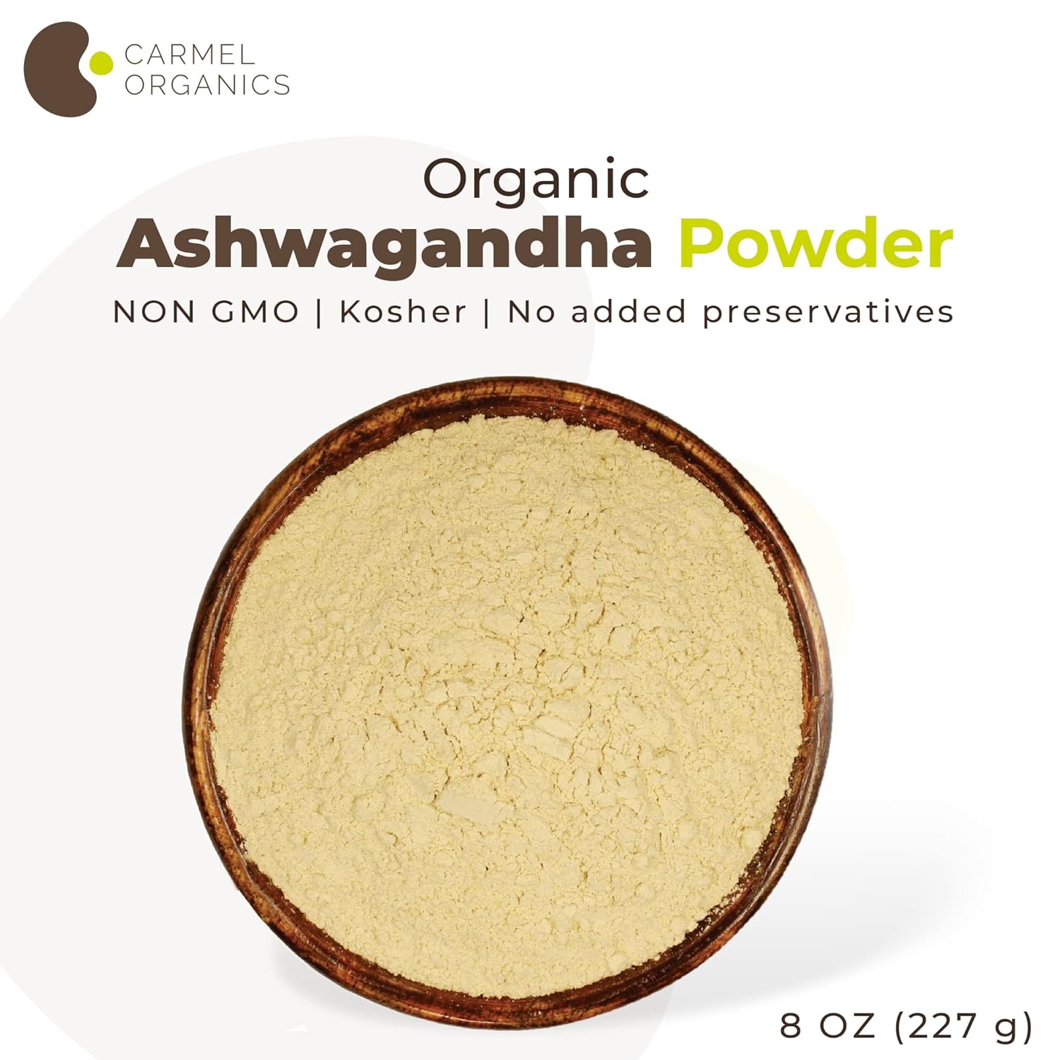 Carmel Organics Ashwagandha Root Powder - 800 gms