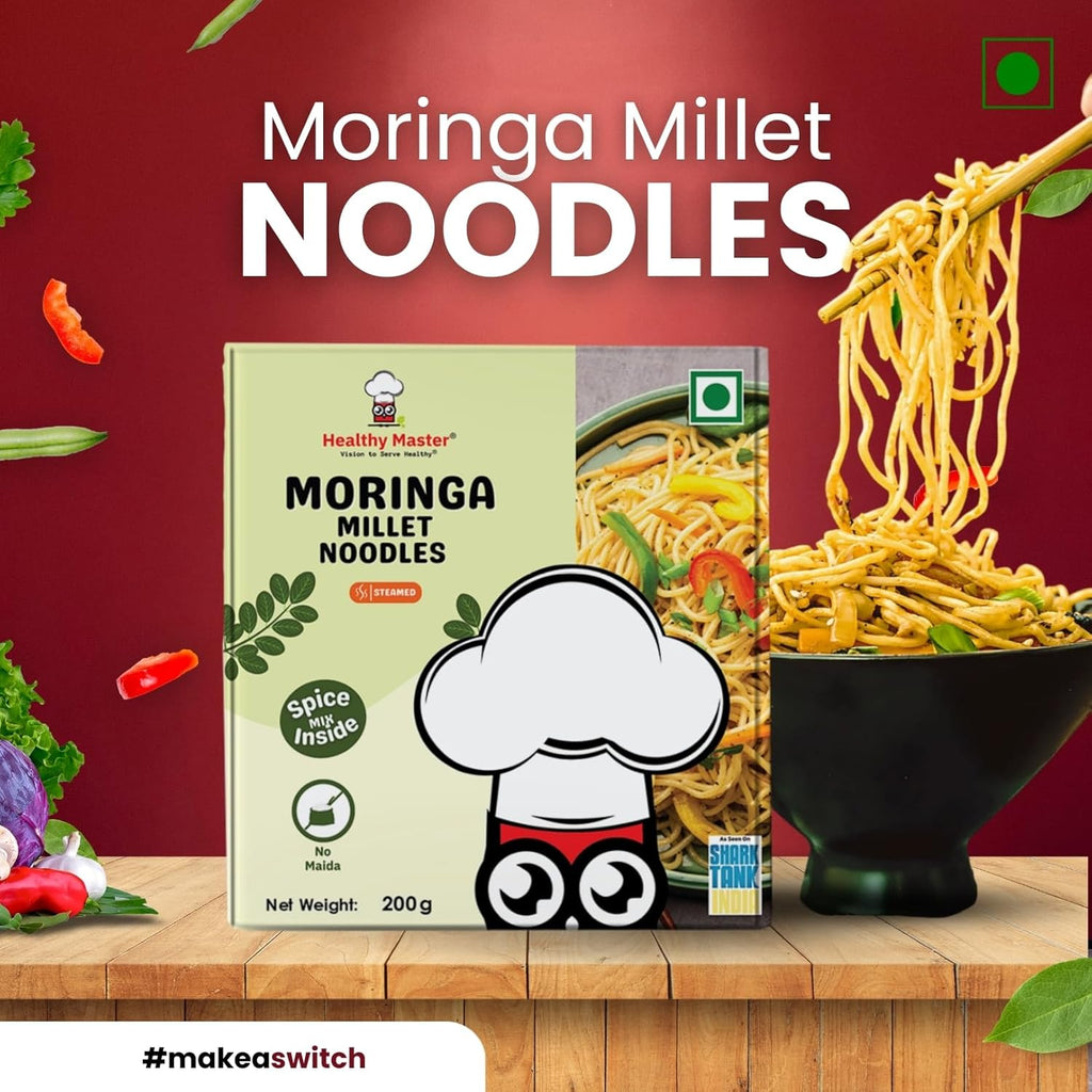 Healthy Master Moringa Millet Noodles - 200 gms (Pack of 2)