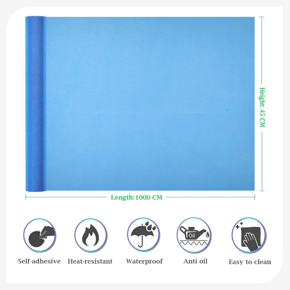 Jaamso Royals Vinyl Self Adhesive Peel and Stick Wall Stickers V1007_1000CM