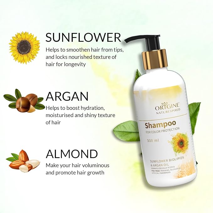 Origine Naturespired Shampoo For Color Protection - 300 ml