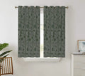Cloth Fusion Sheer Curtain Window 5 feet Rose-Grey