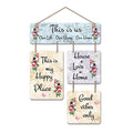 Artvibes This is Us Decorative Wall Art Mdf Wooden Wall Hanger for Living Room | Hanging Ornaments for Decoration