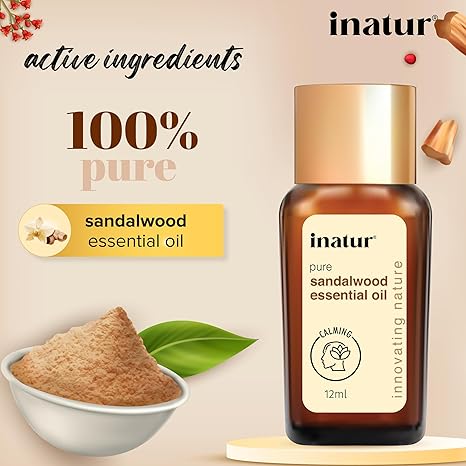 Inatur Sandalwood Essential Oil - 12 ml
