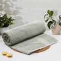 Luxe Home Cotton Bath Towel 450 GSM Quick Dry Large Size Bathroom Towels Colour Grey