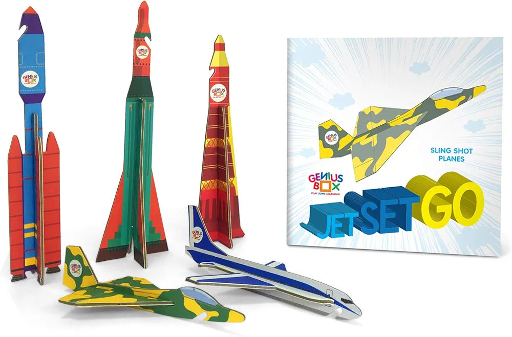 Genius Box Play some Learning Transport Express Activity Kit,Paper,Multicolor  30 Activity Kit