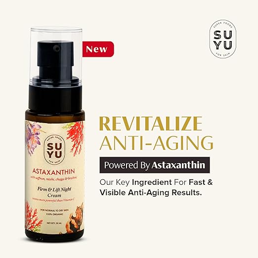 Suyu Astaxanthin Firm Lift Anti-Aging Night Cream - 50 ml