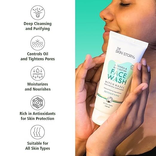 The Skin Story Pore Cleansing Face Wash for Deeply Cleanses - 100 ml