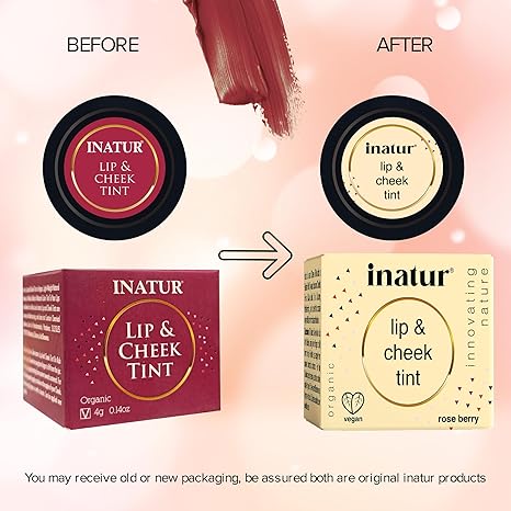 Inatur Roseberry Cheek and Lip Tint - 4 gms