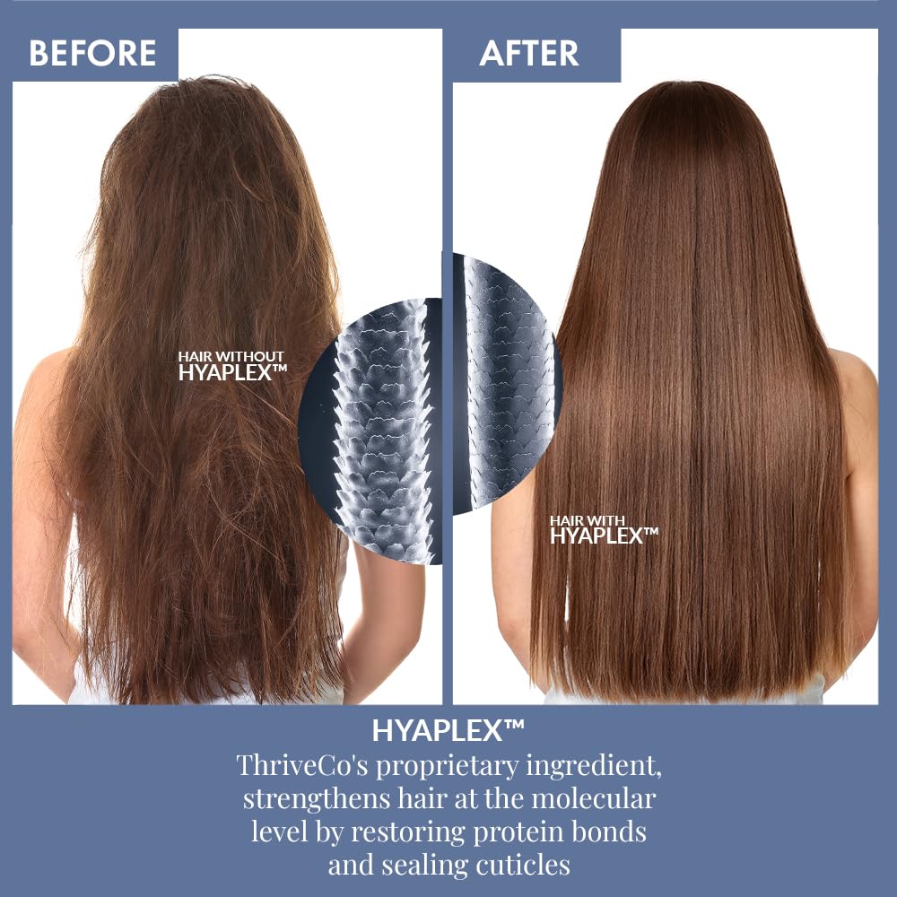 ThriveCo Heat Protection Spray For Hair -150 Ml, Hair Styling Spray For Women & Men, Heat Protectant Spray For Hair Upto 250Â°C & 2X Less Hair Breakage I Frizz Free & Helps In Damage Control