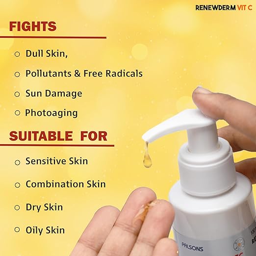 Renewderm Vit C Face Wash With Vitamin C Jojoba Spheres for Radiant Glow - 100 ml