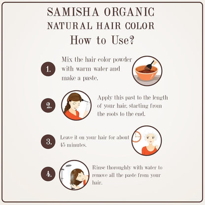 Samisha Natural Black Hair Colour - 100 gms