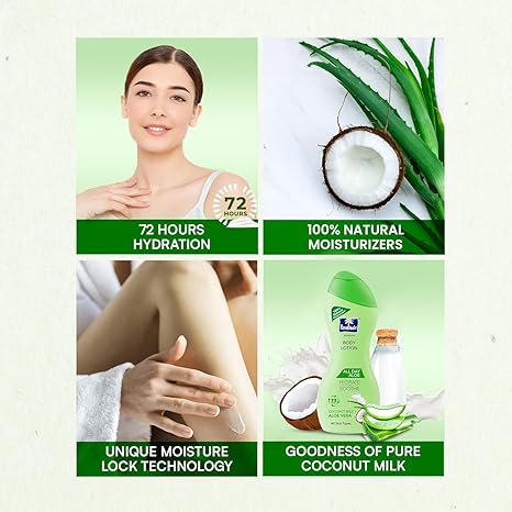 Parachute Advansed All Day Aloe Lotion - 400 ml (Pack of 2)