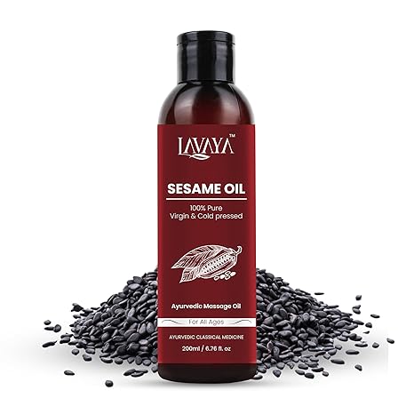 Lavaya Sesame Oil for Skin & Hair Pure Cold Pressed Oil - 200 ml