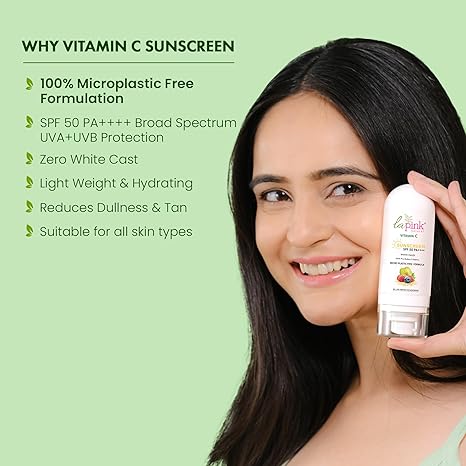 La Pink Vitamin C Sunscreen - 50 gms