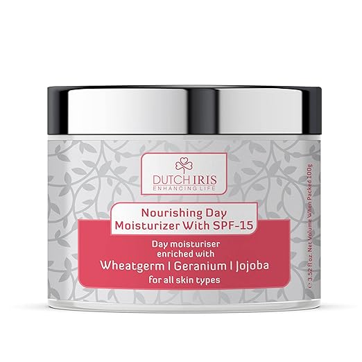 Dutch Iris Nourishing Day Moisturiser with SPF-15 - 100 Gms