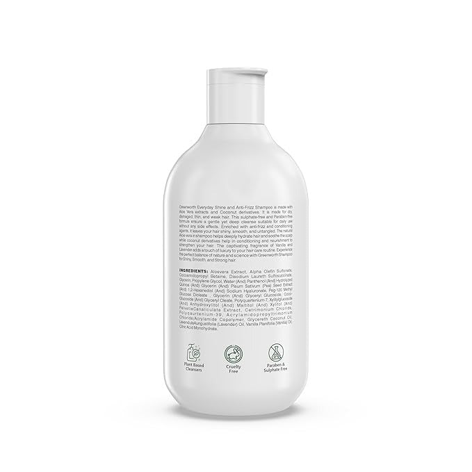 Greenworth Everyday Shine Anti-frizz Shampoo - 300 ml