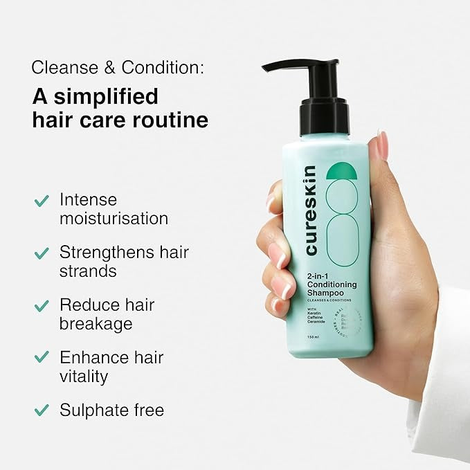 Cureskin 2 in 1 Shampoo with Conditioner - 150 ml