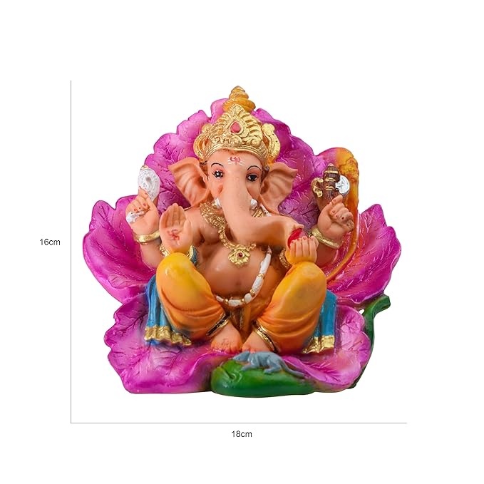 Newven Ganapati Idol Ganesh Murti Chaturthi Decoration Statue Home Decor