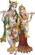 Rangoli White Glossy Vinyl Wall Sticker Premium Self-Adhesive Waterproof Parent-7 Design-3