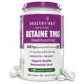 HealthyHey Nutrition Betaine Trimethylglycine (TMG) - 120 Veg. Capsules