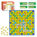 Wembley Crossword Board Game for Kids Adults with 100 Letters English Wordcraft