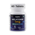 Suplee Melatonin 1 mg (60 Tablets) | For Deep Sleep Support | Non-Habit Forming | Helps Regulate Sleep-Wake Cycle