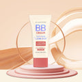 Glamveda BB Cream Lightweight Foundation | Fair & Medium Skin Tone BB Cream for Women With SPF 50++++ | Instant Spot Coverage | Light Make-up Glow | Non-Sticky & Waterproof | Colour Correction - 30g