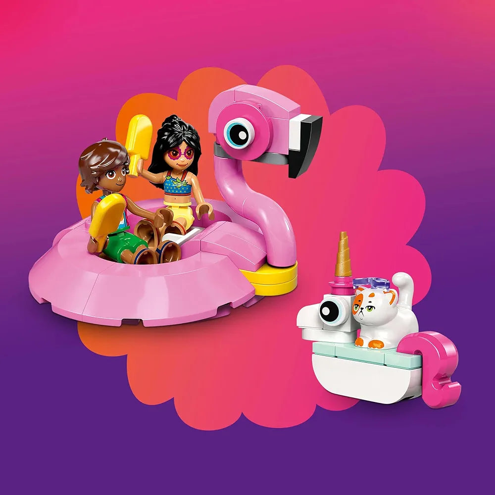Lego Friends Unicorn & Flamingo Pool Party Toy Building Set 42658 Building Blocks Toys for 5+ Gift for Boys and Girls