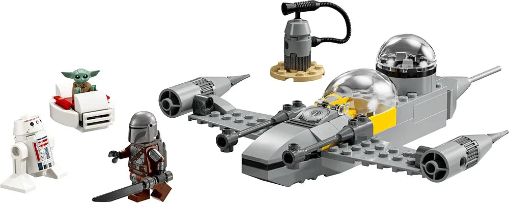 Lego Star Wars Mando and Grogu’s N-1 Starfighter Building Toy 75410 Building Blocks Toys for 4+ Gift for Boys and Girls