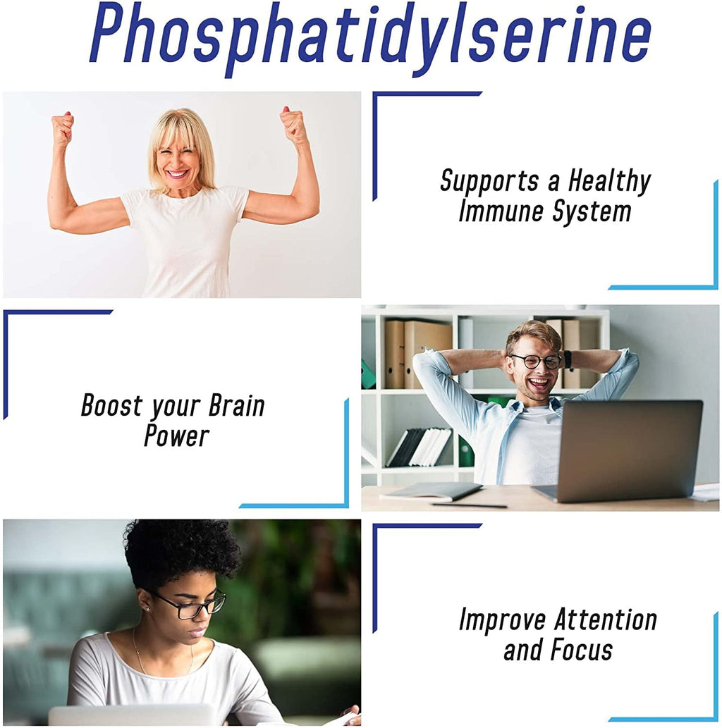 VitaruheÂ® Phosphatidylserine Brain Ultimate Complex 500 Mg Per Serving 90 Vegetarian Caps (Verified For Active Components)