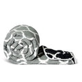 Divine Casa 120 GSM Microfiber Reversible Lightweight Double Bed Size Printed Comforter Colour Black and Grey