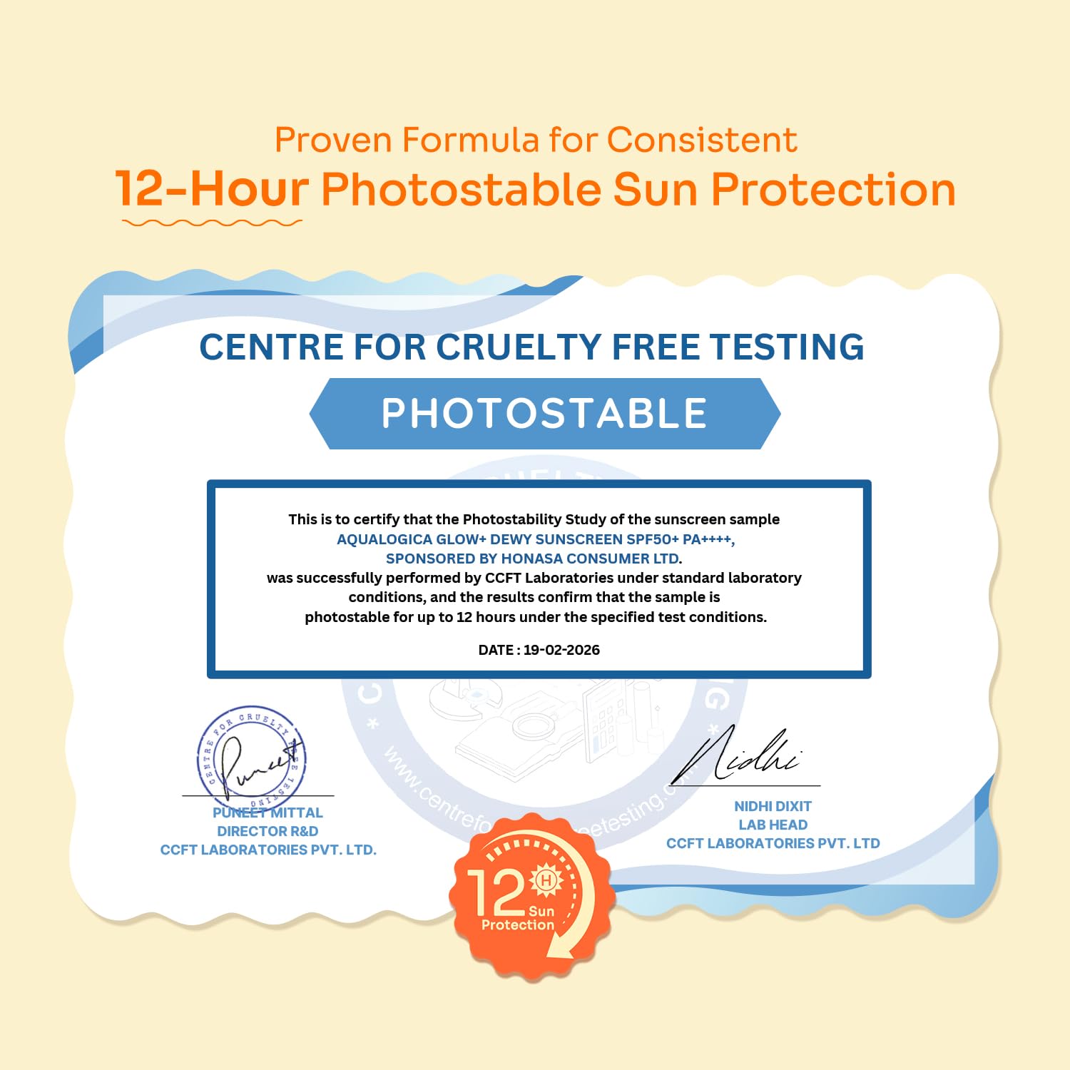 Aqualogica Glow+ Dewy Gel Sunscreen 50g | SPF 50+ PA++++ | 12-Hour Sun & Tan Protection | C-Hyaluron Complex & Papaya | Broad Spectrum UVA/UVB & Blue Light Protection | Fragrance-Free, No White Cast | Lightweight | For Men & Women