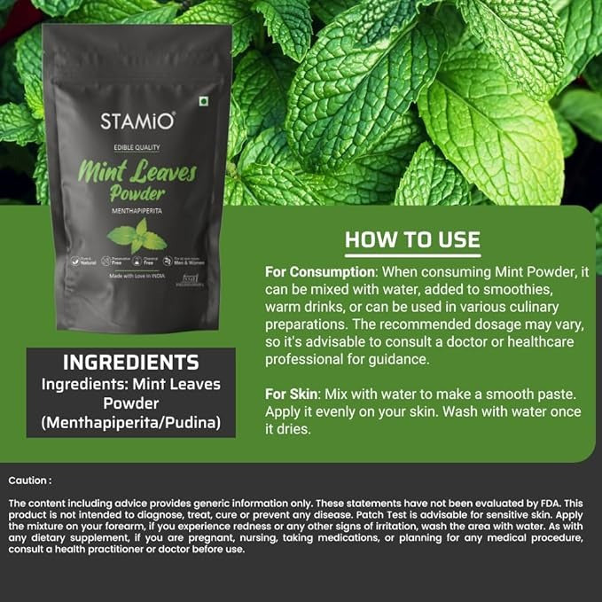 Stamio Mint Leaves Powder - 750 gms