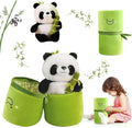 Kidology Panda Stuffed Animal Bamboo Panda Pillow Stuffed Panda Bear Green