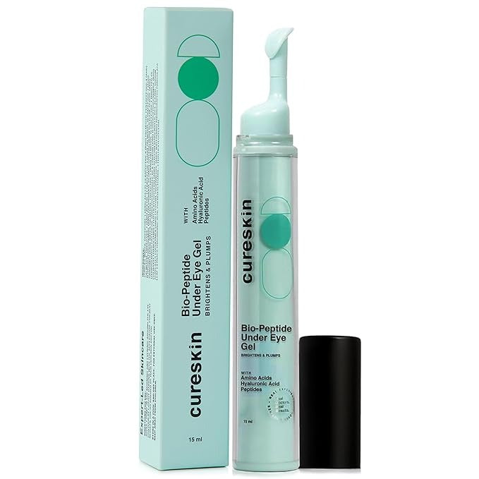 Cureskin Under Eye Gel for Dark Circles for Women and Men - 15 ml