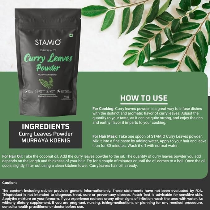 Stamio Curry Leaves Powder - 250 gms