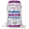 HealthyHey Nutrition Probiotic 20 Billion Cfu Supplement with Delayed - Release Capsules for Temperature Stable, Digestion, and Immune Health - (60 Capsules)
