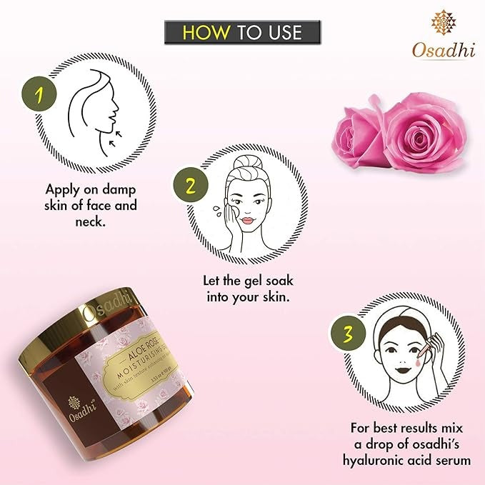 Osadhi Aloe Vera Moisturizer with Hyaluronic Acid - 100 gms