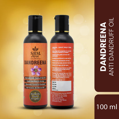 Sbm Ayur Dandreena Dandruff Hair Oil - 100 ml