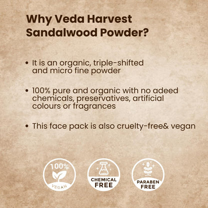 Veda Harvest Sandalwood Powder - 300 gms
