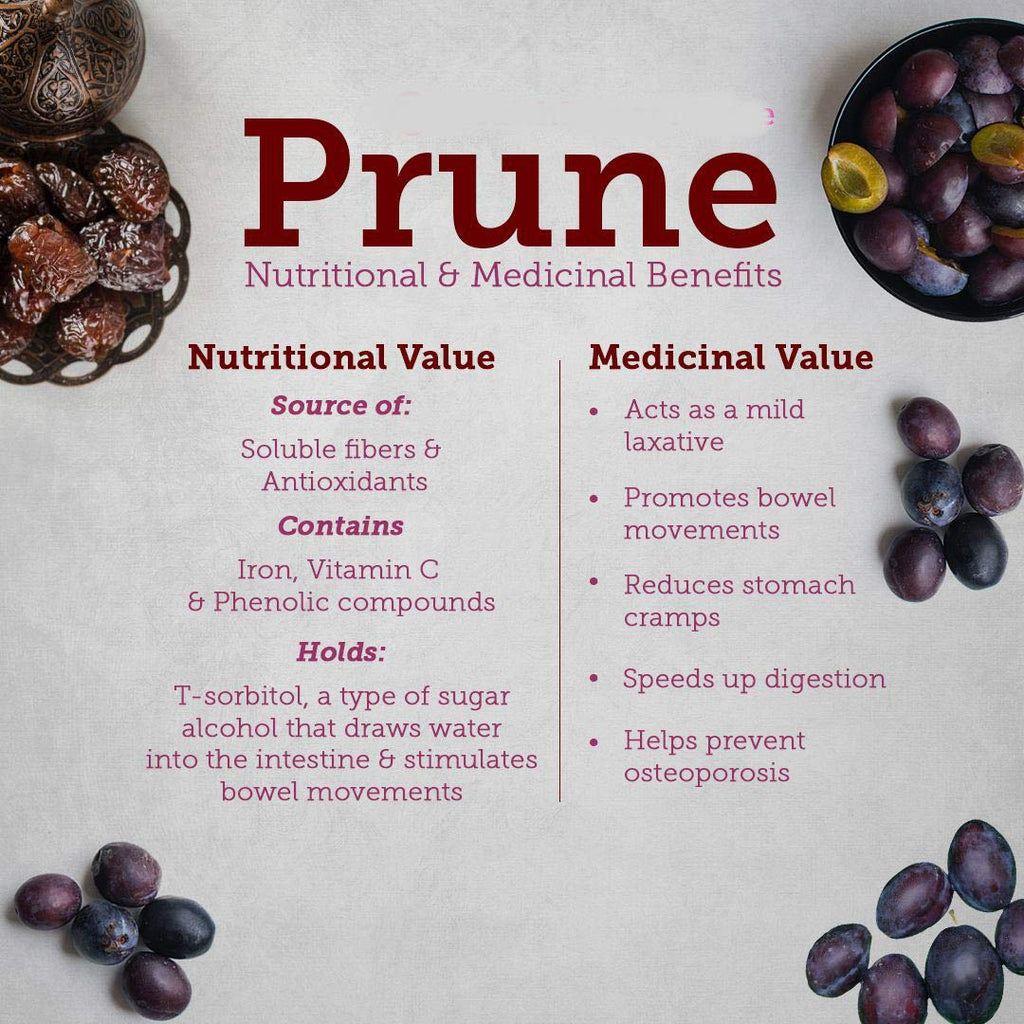 Namo Organics - Pitted Dried Prunes Without added Sugar - 250 gm - Unsweetened Dry Fruits (No Preservatives & Additives)
